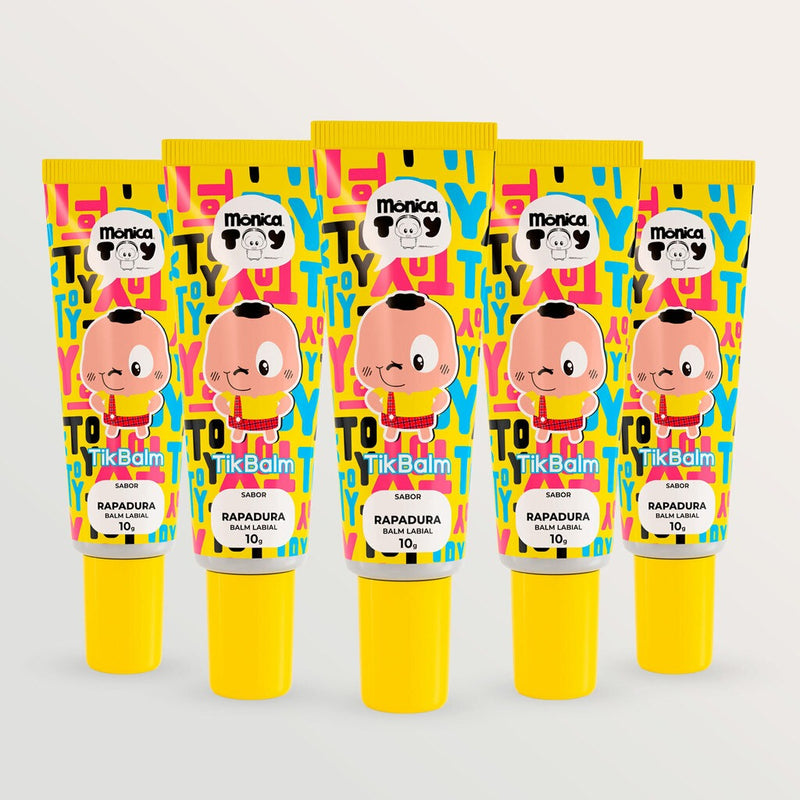 Kit 5 Balms Labiais - Mônica Toy - TikBalm
