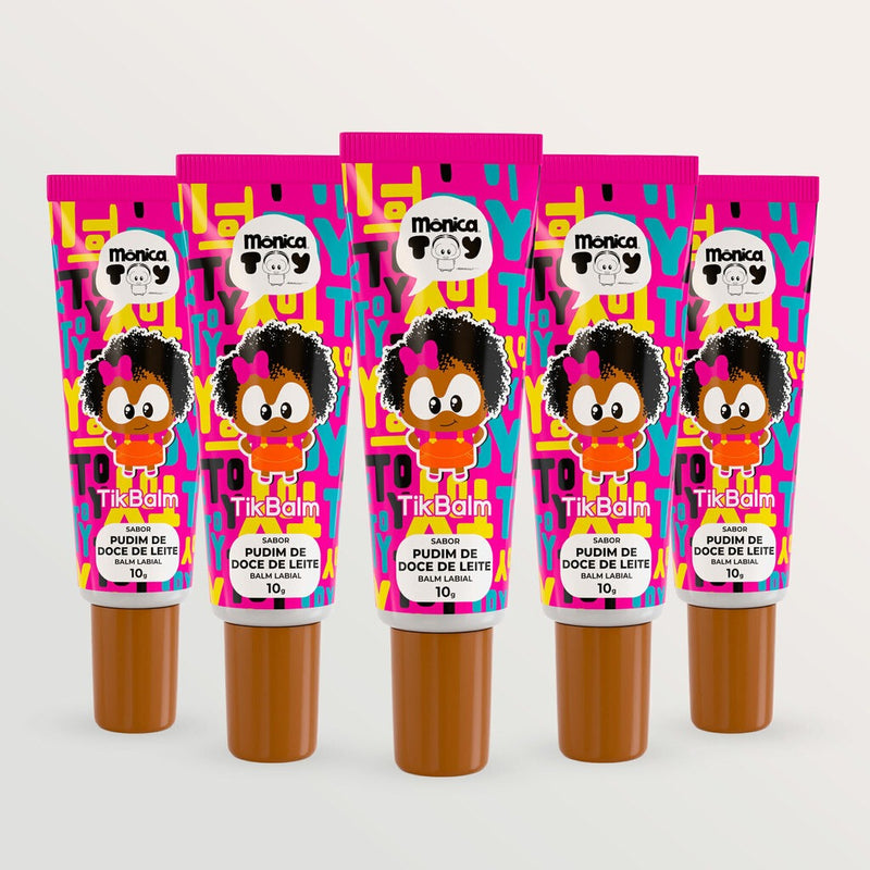 Kit 5 Balms Labiais - Mônica Toy - TikBalm