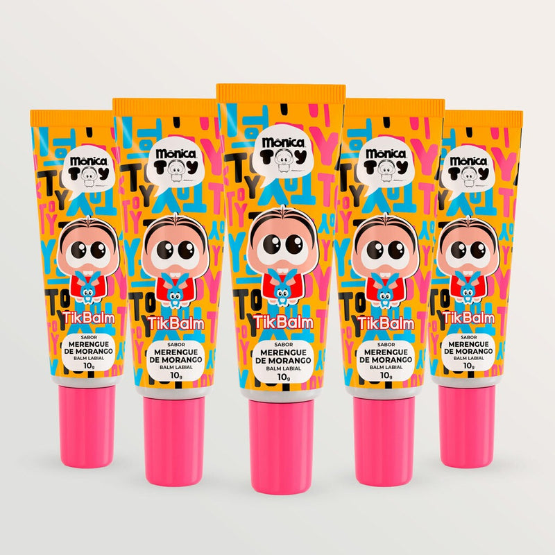Kit 5 Balms Labiais - Mônica Toy - TikBalm