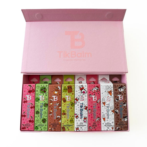 Maleta coleção Tikbalms (8 sabores)