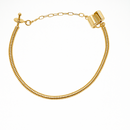 Pulseira Charm com Trava de Segurança - Ouro 18k